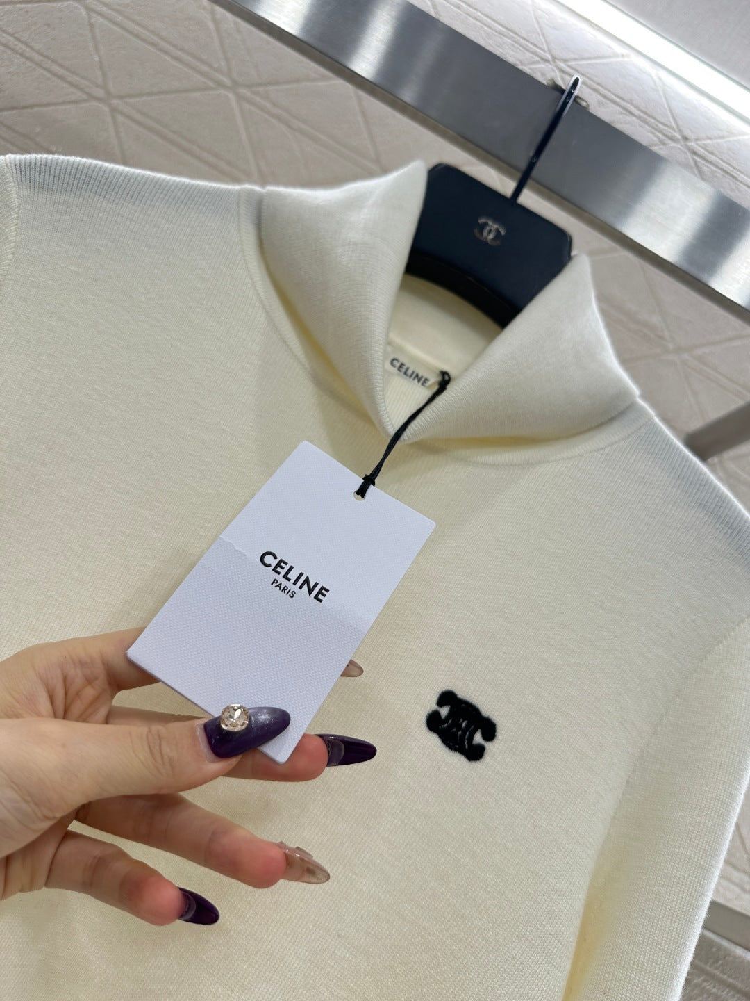 Logo Wool Base Layer Top