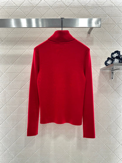 Logo Wool Base Layer Top