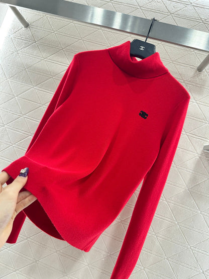 Logo Wool Base Layer Top