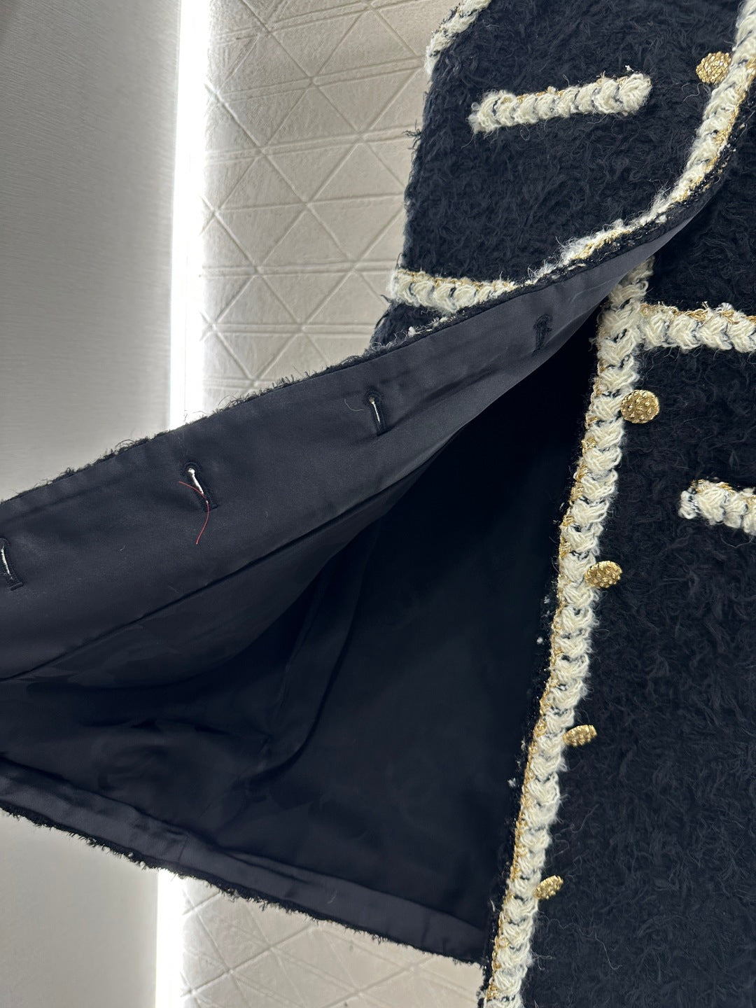 Eco-friendly lamb wool vest dress