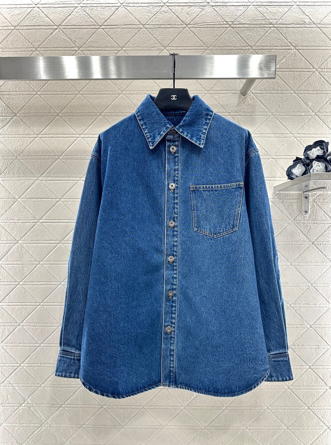 Retro Washed Denim Shirt