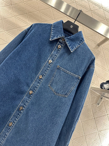 Retro Washed Denim Shirt
