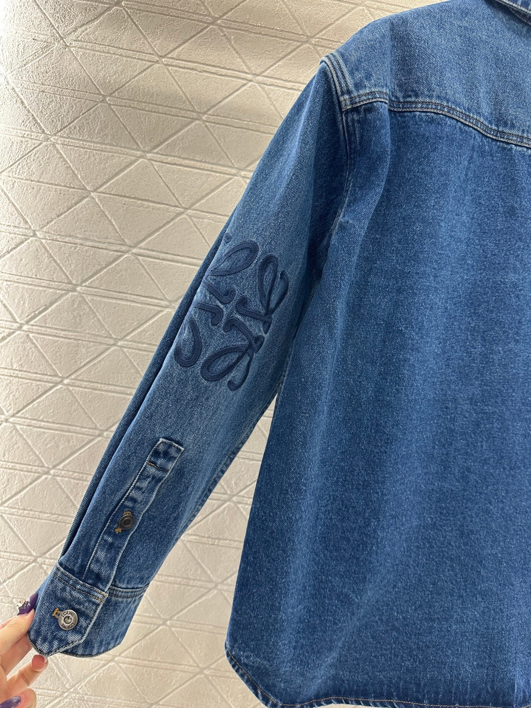 Retro Washed Denim Shirt