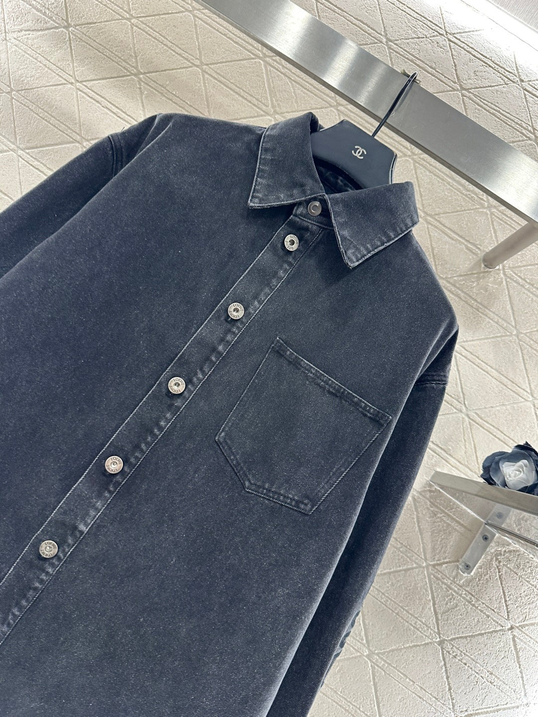 Retro Washed Denim Shirt
