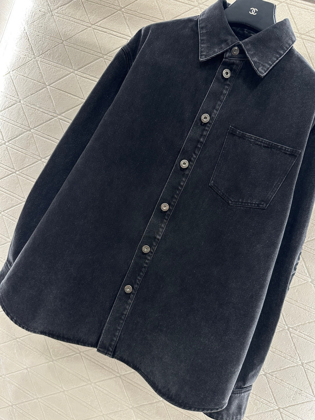 Retro Washed Denim Shirt