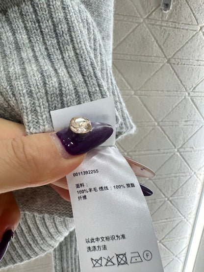 Embroidered Color-Blocked Sweater
