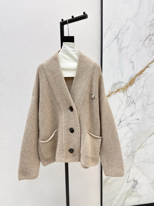Relaxed V-neck Cardigan