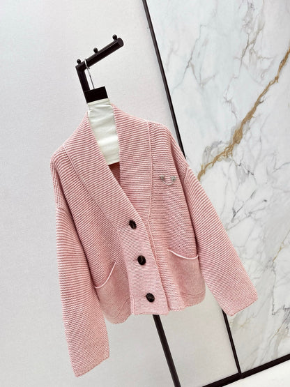 Relaxed V-neck Cardigan