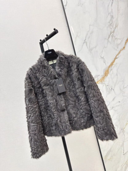 Eco-friendly mink fleece coat