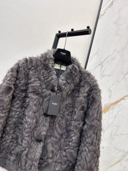 Eco-friendly mink fleece coat
