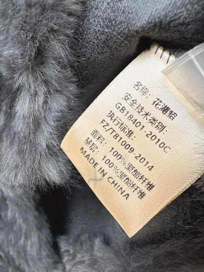 Eco-friendly mink fleece coat