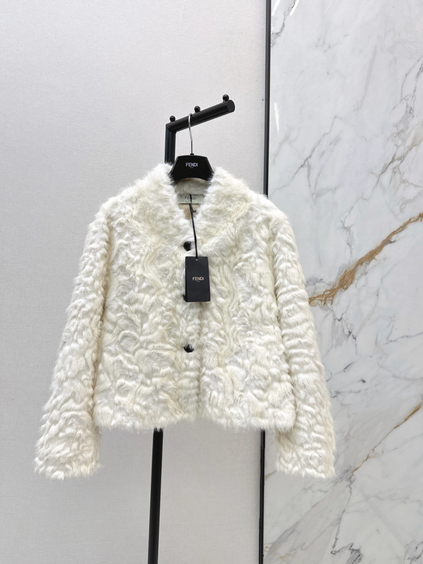 Eco-friendly mink fleece coat