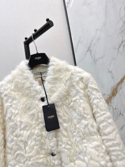 Eco-friendly mink fleece coat