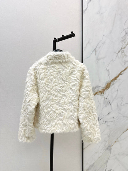 Eco-friendly mink fleece coat