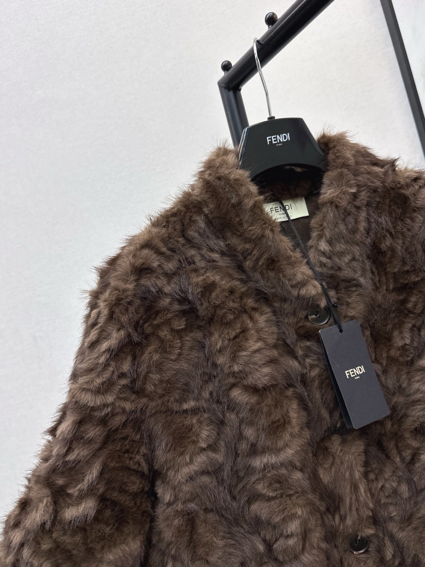 Eco-friendly mink fleece coat