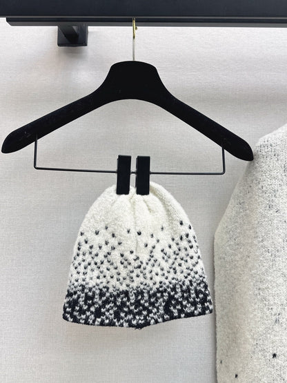 Skiing Series Cashmere Beanie/Scarf