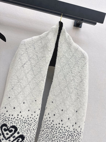 Skiing Series Cashmere Beanie/Scarf