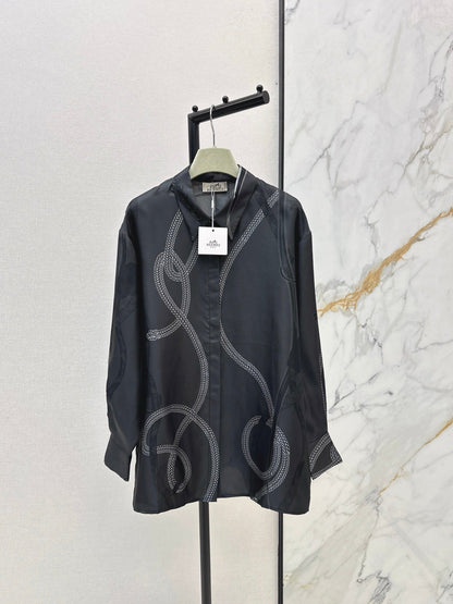 Printed Silk Shirt