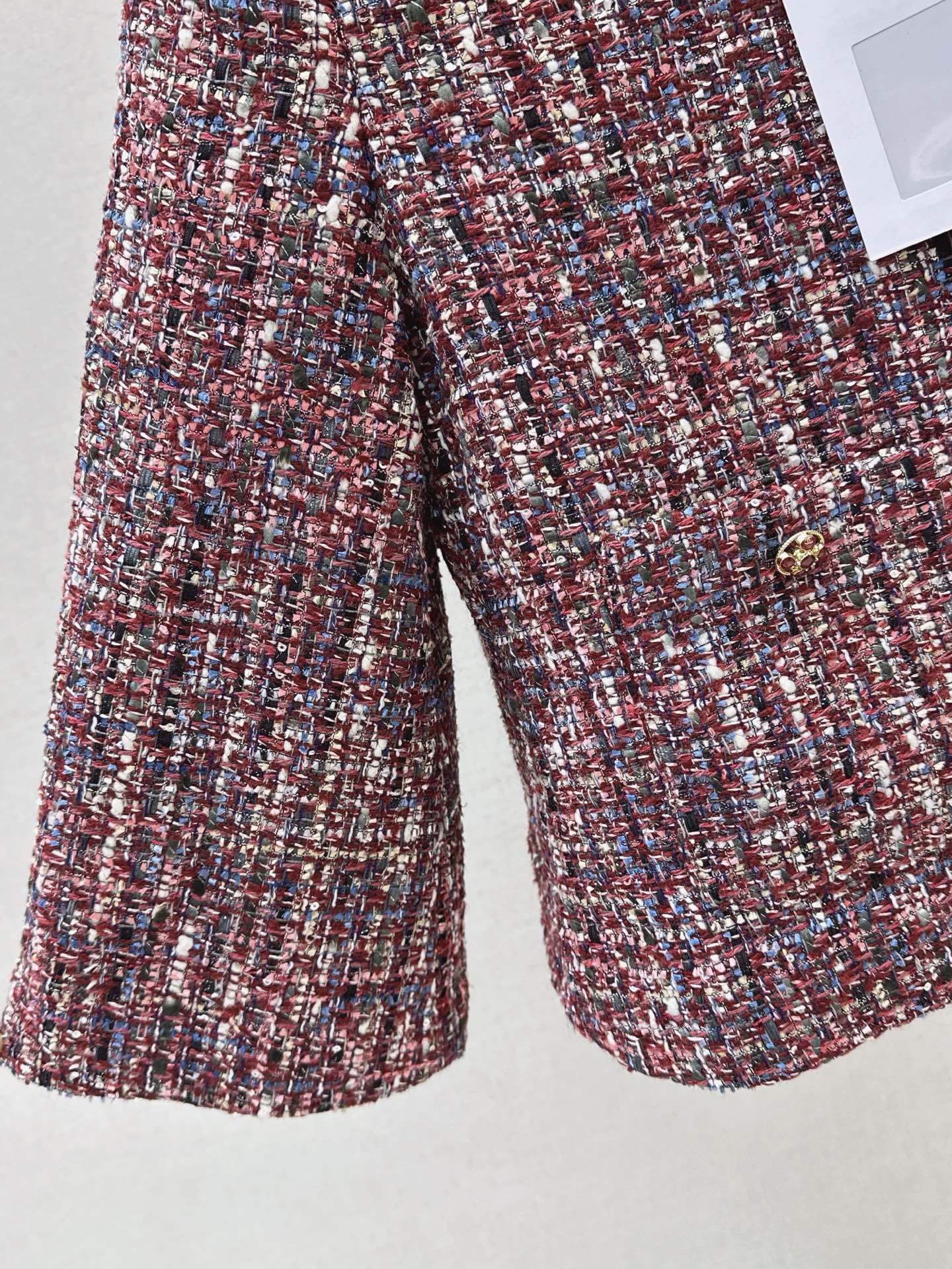 Woven chunky A-line collar coat
