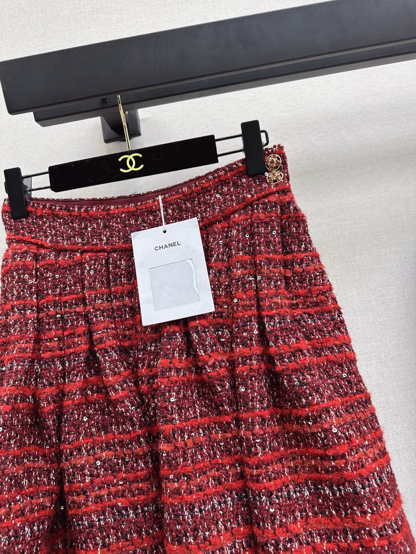 Woven cardigan / long midi skirt