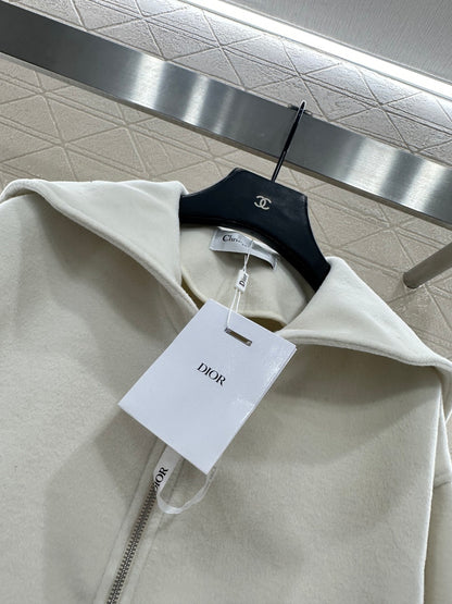 Shoulder Collar Embroidered Letter Jacket