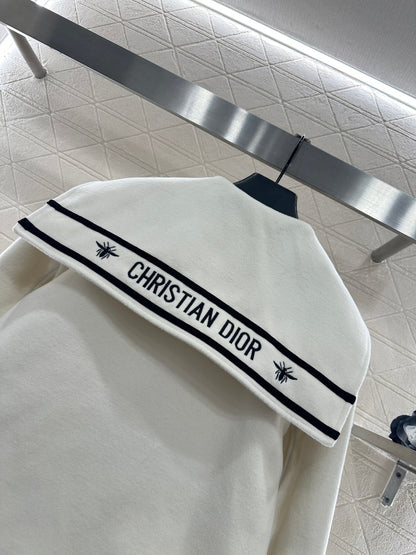 Shoulder Collar Embroidered Letter Jacket