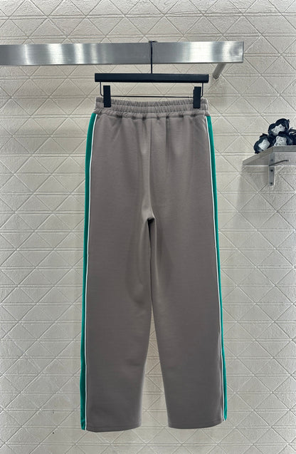 Webbing Logo Straight Leg Pants