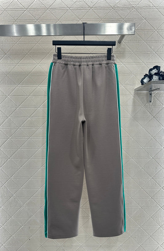 Webbing Logo Straight Leg Pants