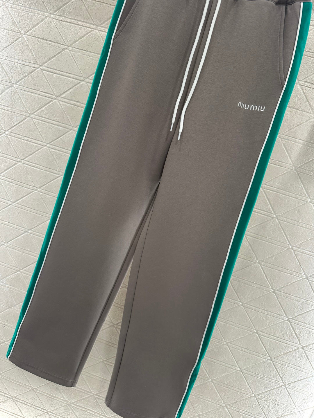 Webbing Logo Straight Leg Pants