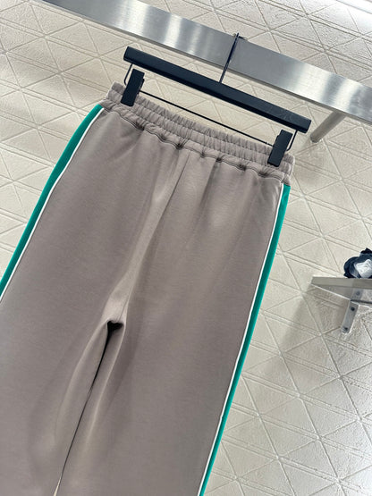 Webbing Logo Straight Leg Pants