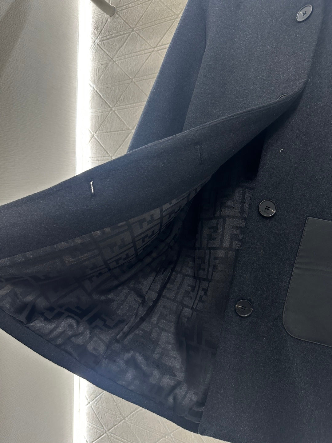 Hooded Fur-Sleeved Jacket