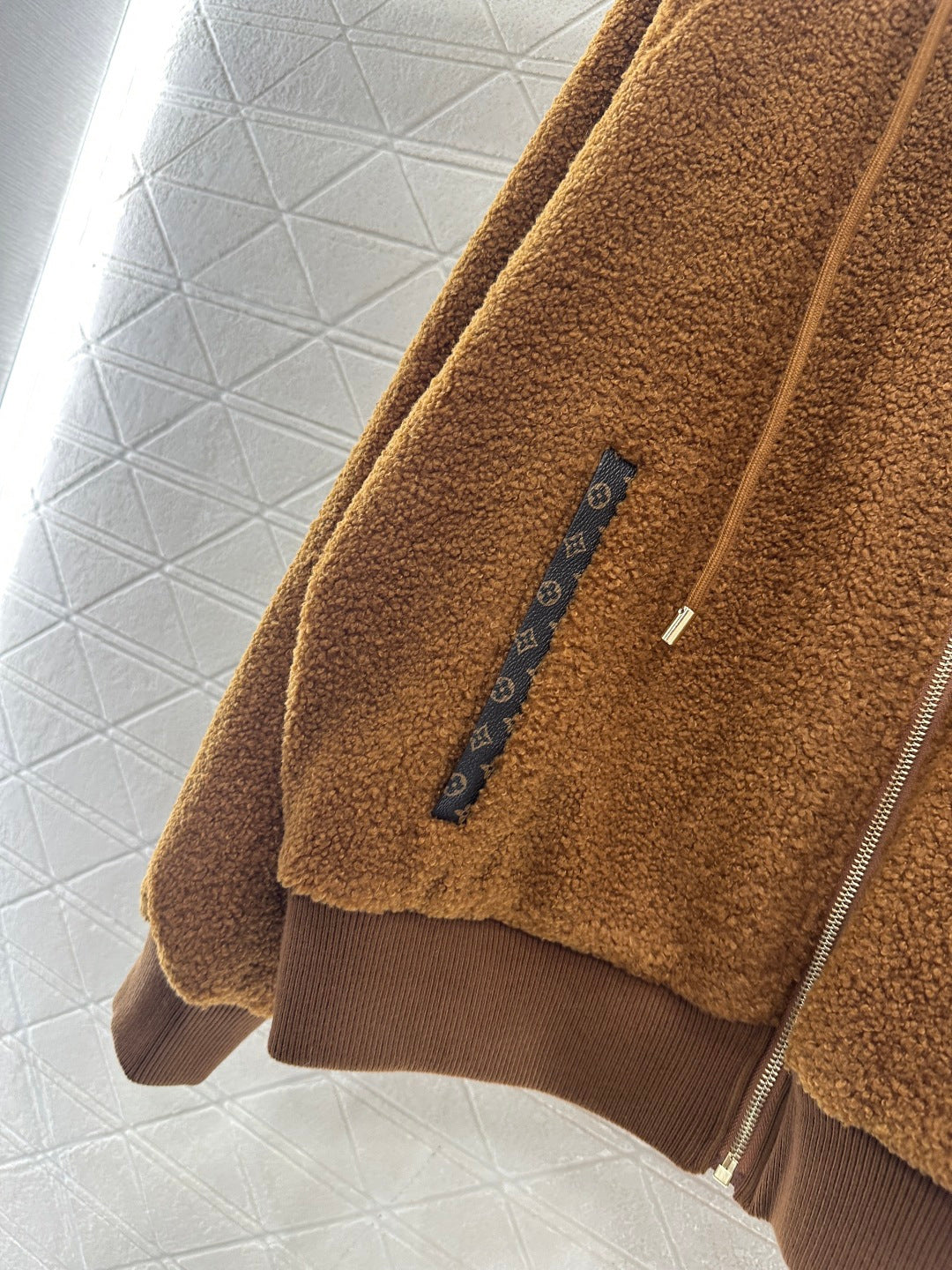 Teddy Hooded Zip-Up Jacket