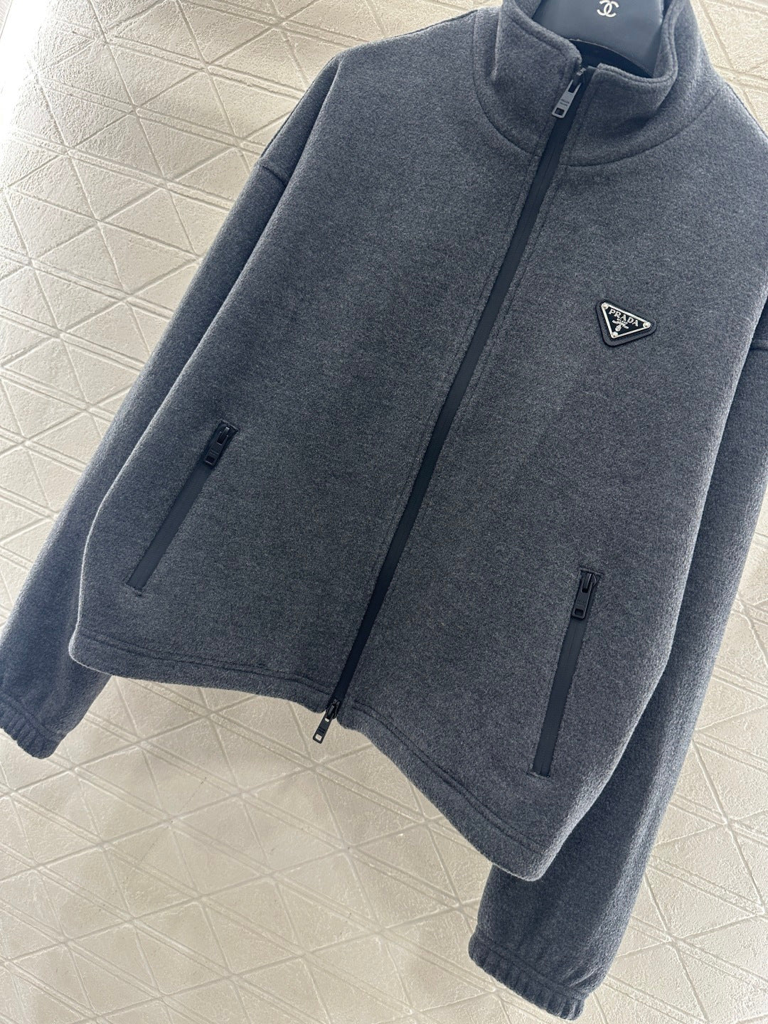 Stand-up collar casual suit