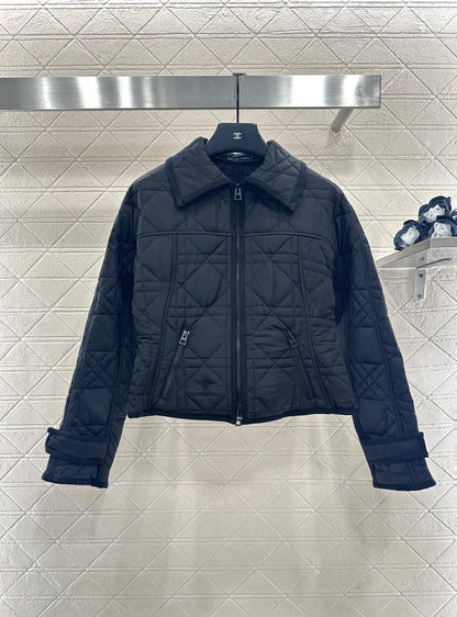 Cannage Pattern Cotton Jacket