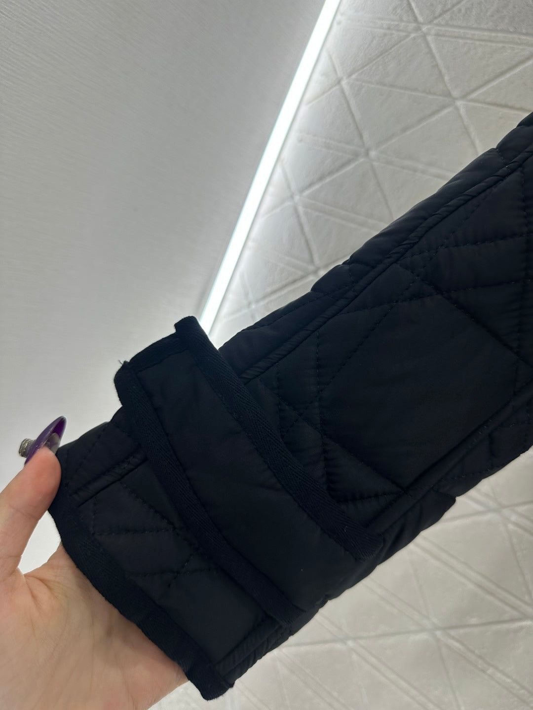 Cannage Pattern Cotton Jacket
