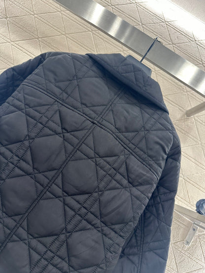 Cannage Pattern Cotton Jacket