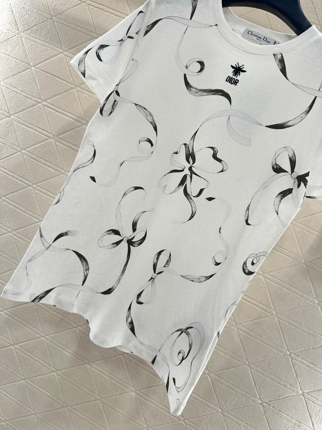 Logo Ribbon Bow T-Shirt