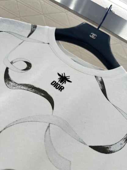 Logo Ribbon Bow T-Shirt