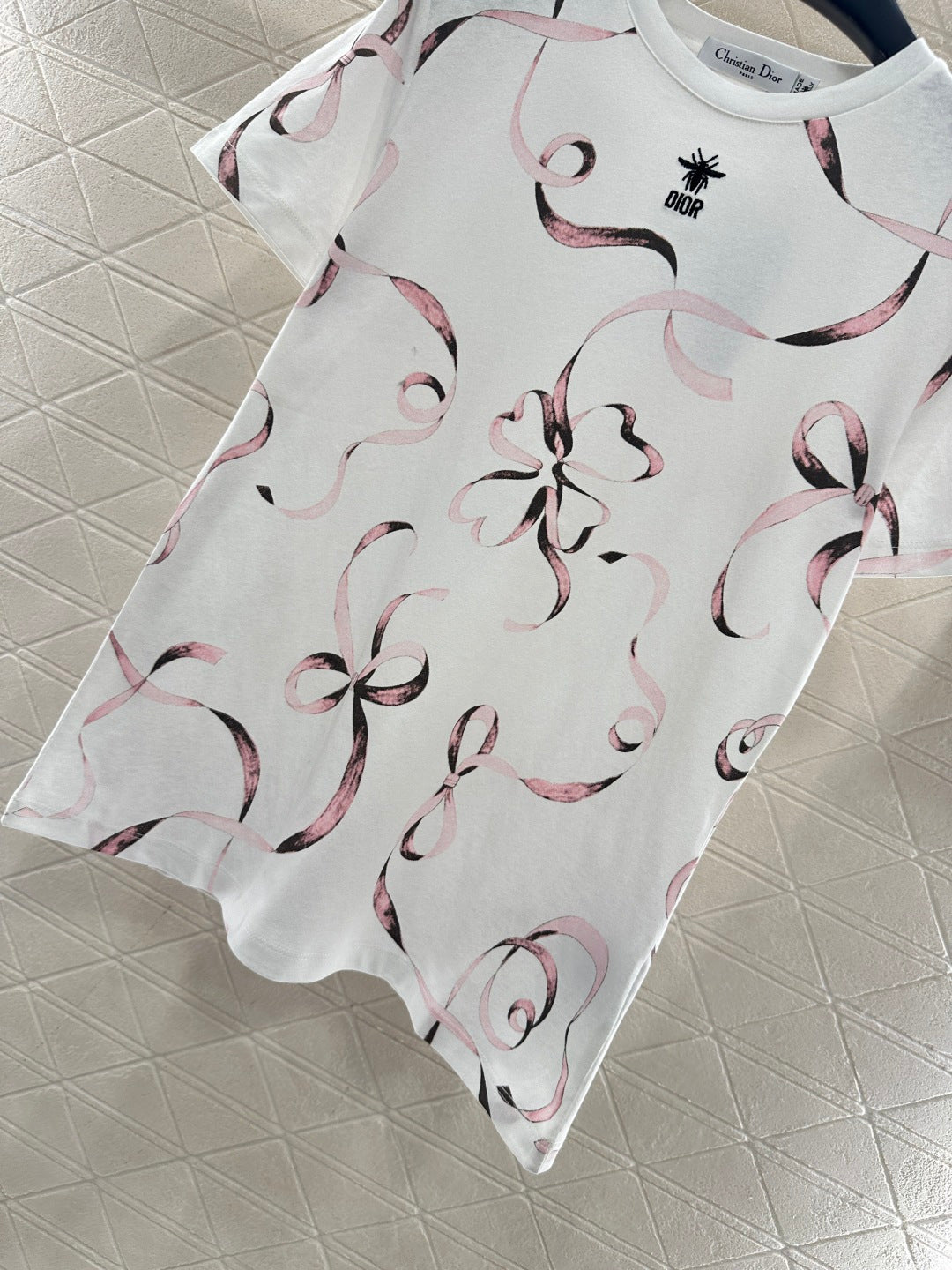 Logo Ribbon Bow T-Shirt