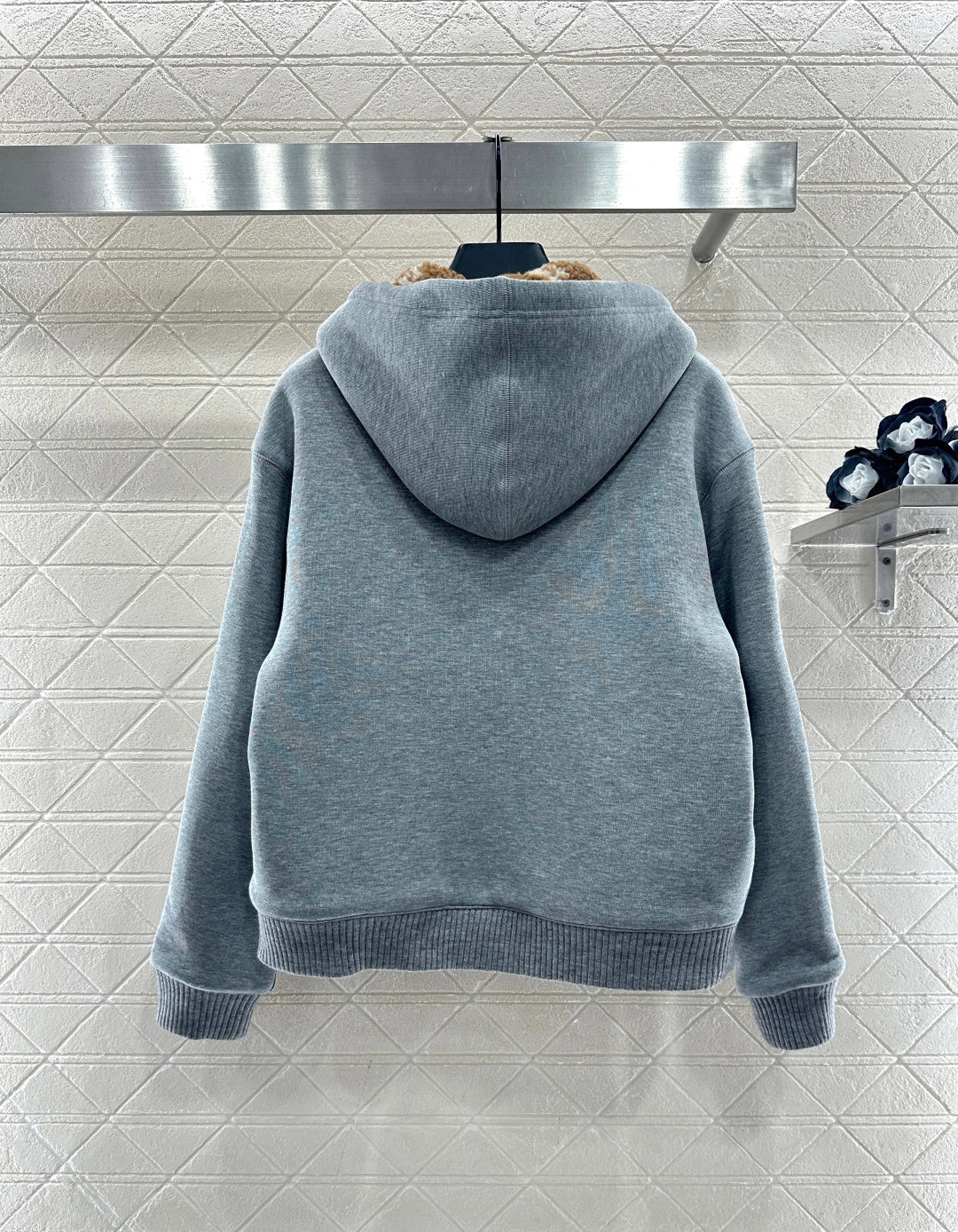 Teddy Fleece Sweatshirt Jacket