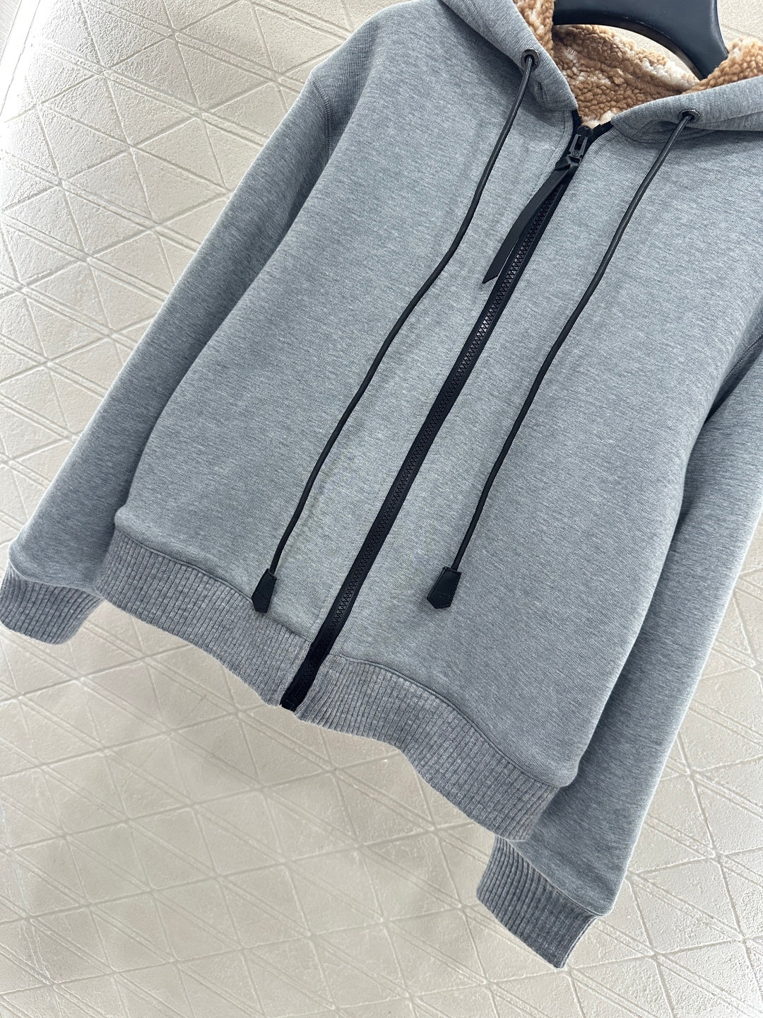 Teddy Fleece Sweatshirt Jacket