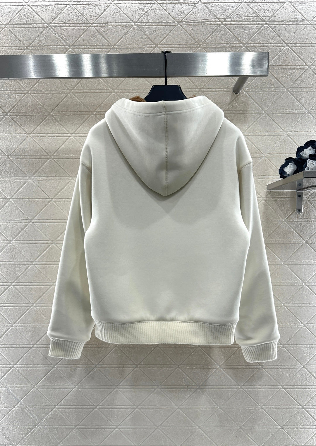 Teddy Fleece Sweatshirt Jacket