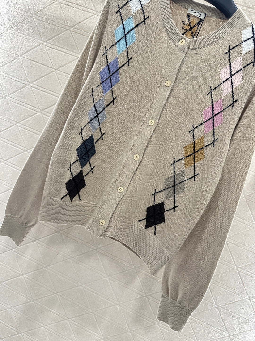 Diamond Pattern Cardigan