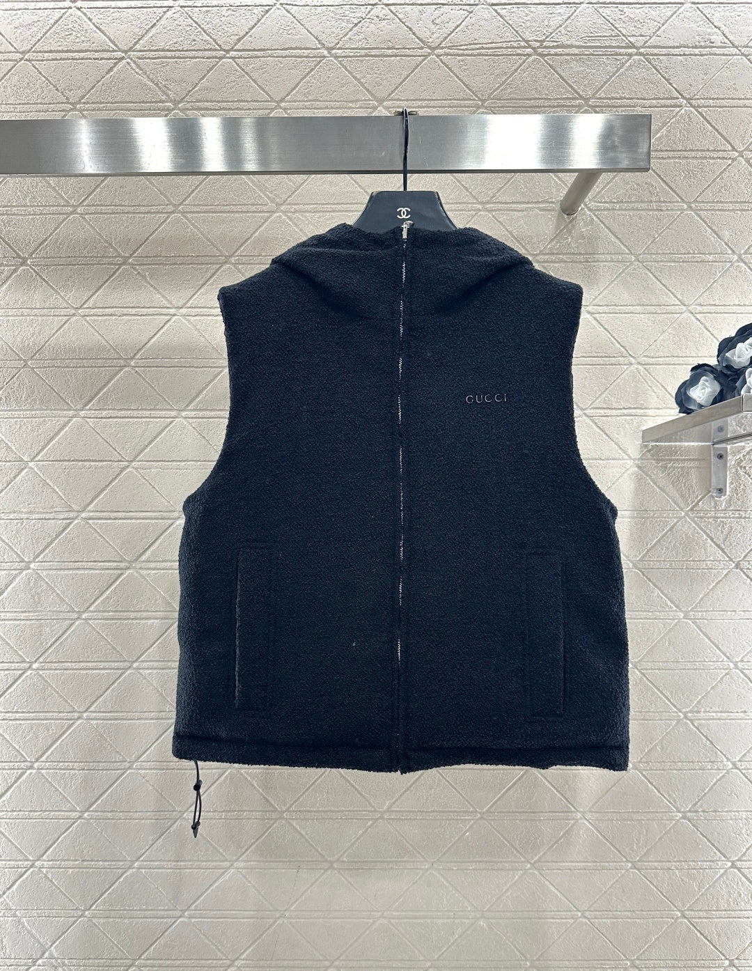 Reversible Wool Jacquard Cotton Vest