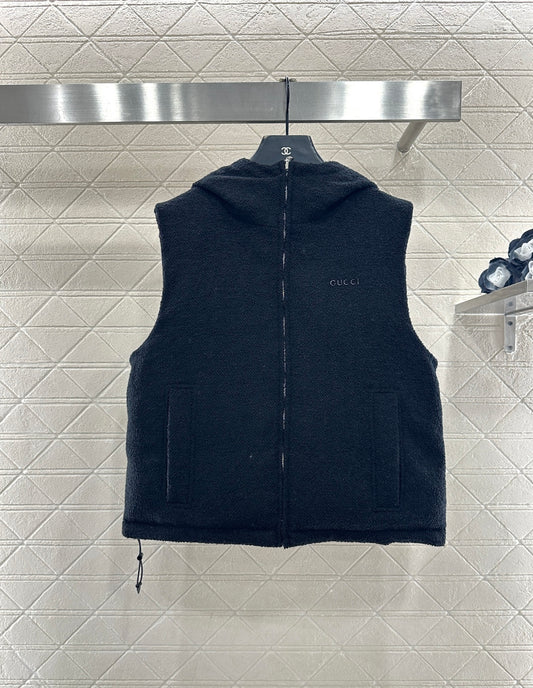 Reversible Wool Jacquard Cotton Vest