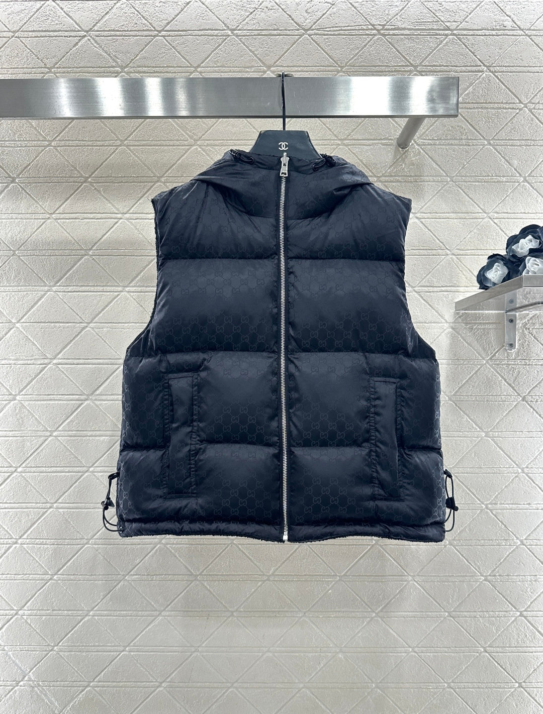 Reversible Wool Jacquard Cotton Vest