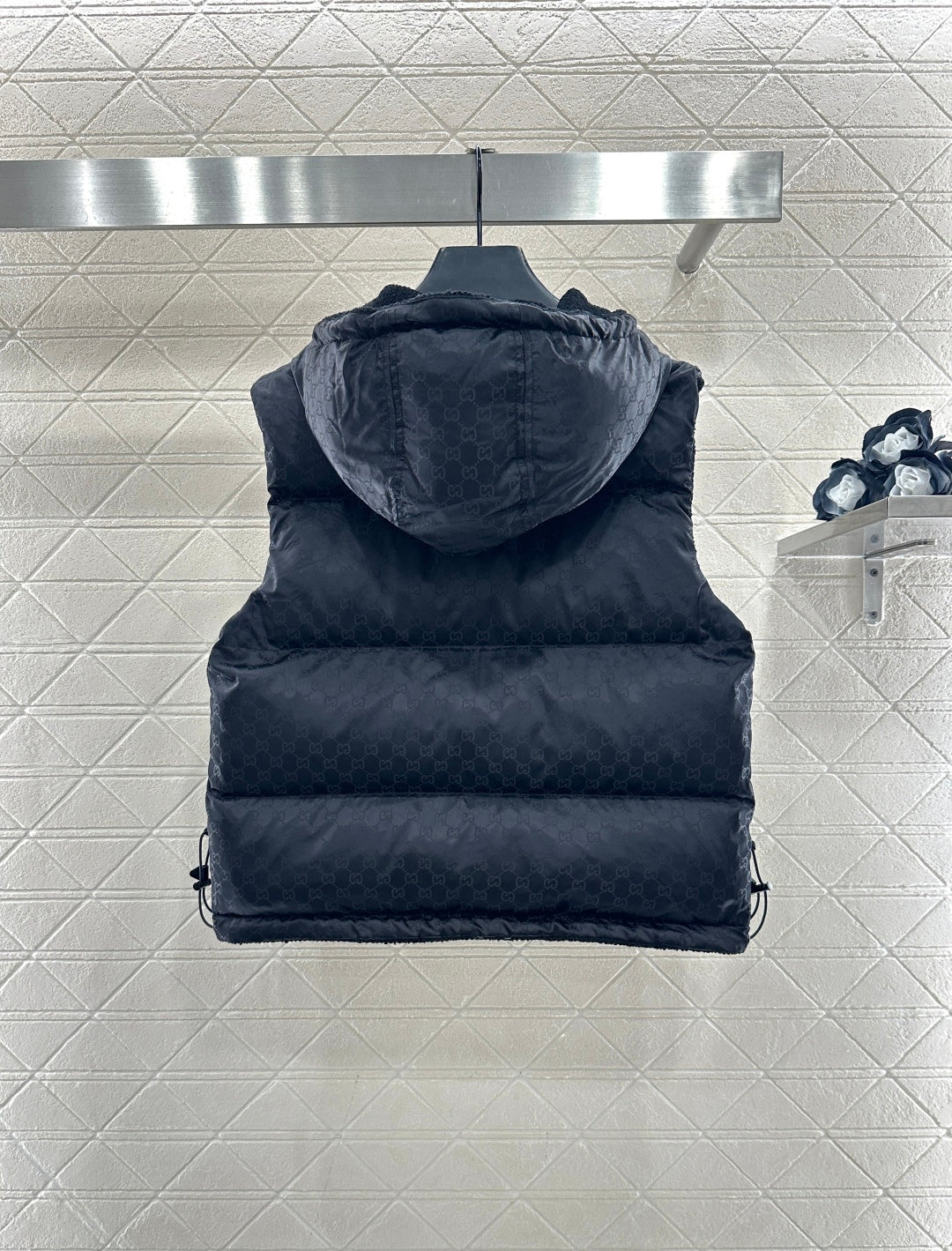 Reversible Wool Jacquard Cotton Vest