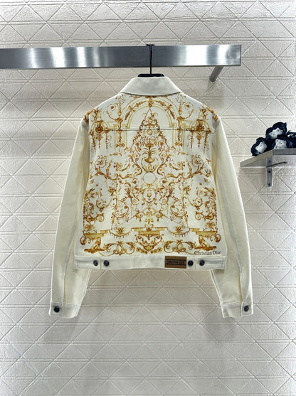 Printed Denim Jacket