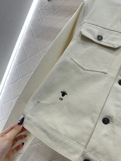 Printed Denim Jacket