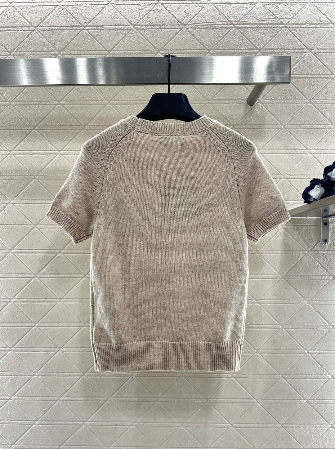 Knitted Short-Sleeve T-Shirt